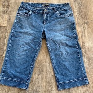 HILLARD & HANSON denim Bermuda shorts